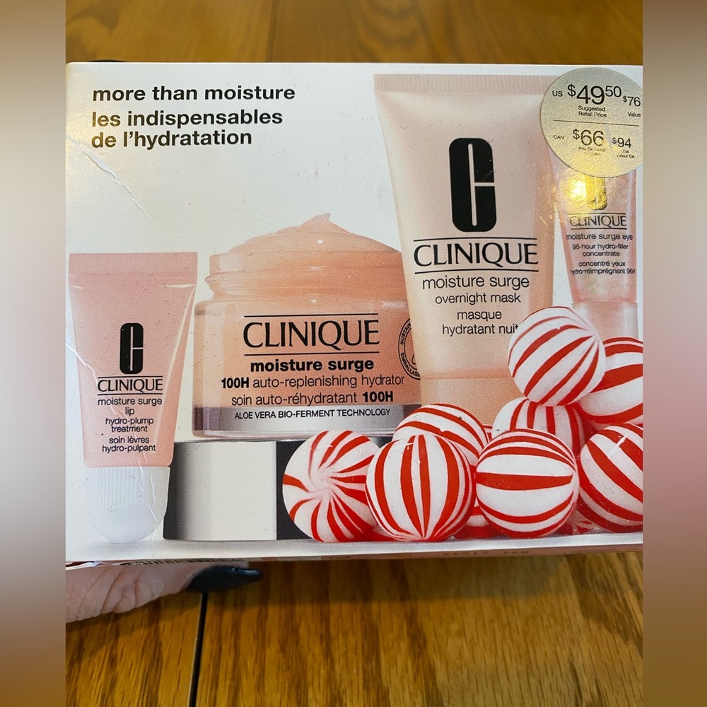 Clinique more than moisture set.